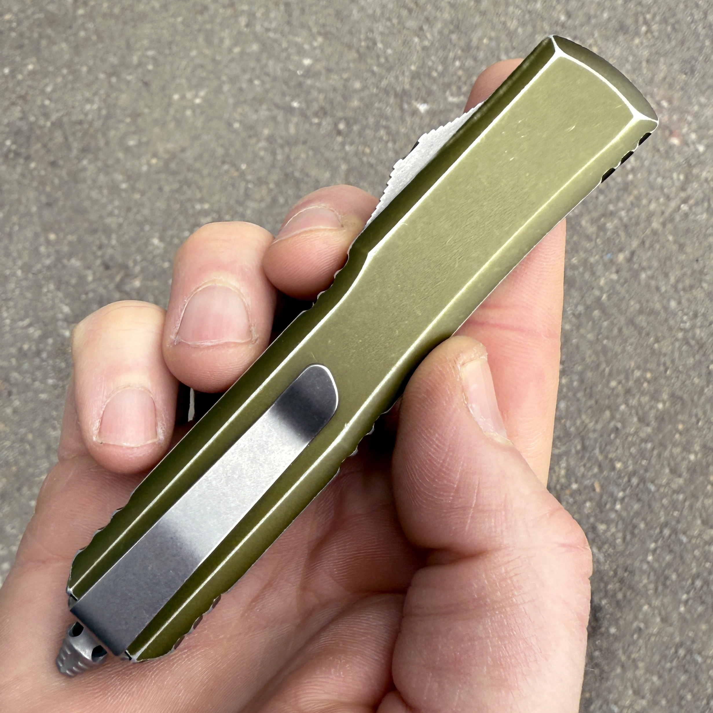 デルレイッチ 英語 Microtech Ultratech Deep Carry Titanium Clip - Left Handed | USA Made