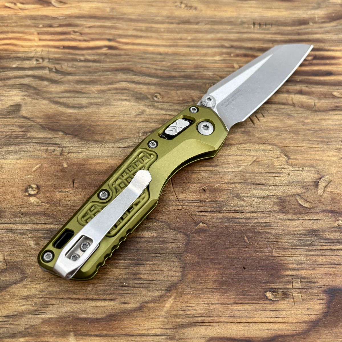 Microtech MSI Mini Ram-Lok OD Green Frag Aluminum Handles