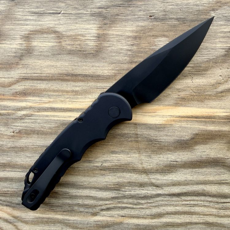 Pro-Tech TR-5 Auto Black Aluminum Black CPM S35VN Blade Folding Knife
