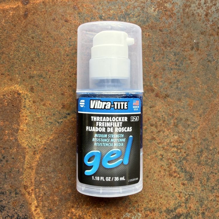 Vibra-Tite 125 Medium Strength Gel Threadlocker - Blue - (35 mL)
