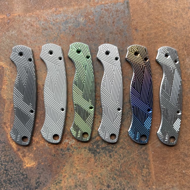 Spyderco PM2 Samurai Titanium Scale Kit
