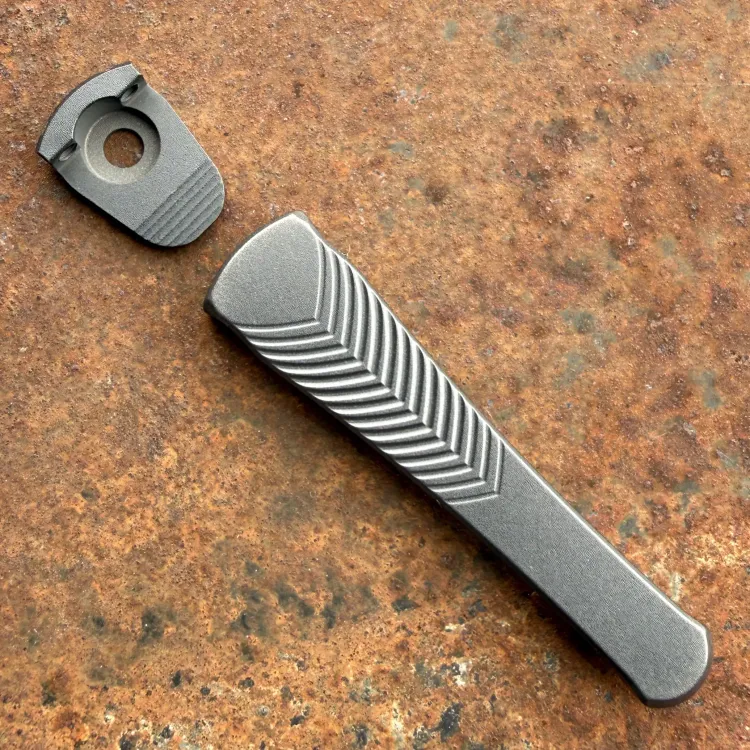 Chris Reeve Clip Model 1 Modular V5 "Chevron" Machined