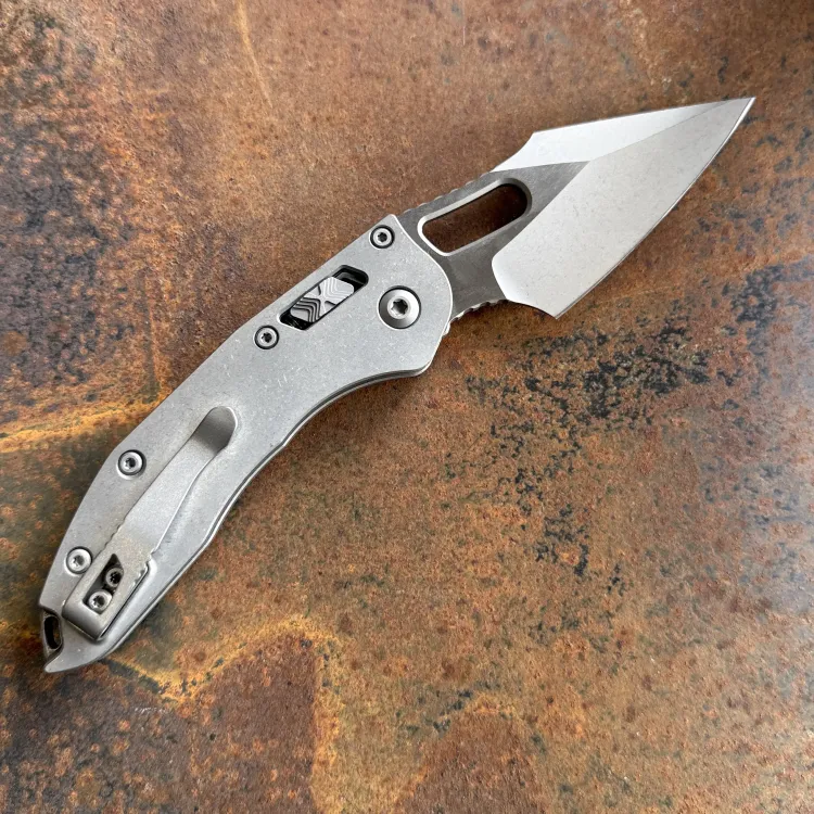 Microtech Stitch Ram-Lok Apocalyptic Titanium Apocalyptic M390MK Folding Knife