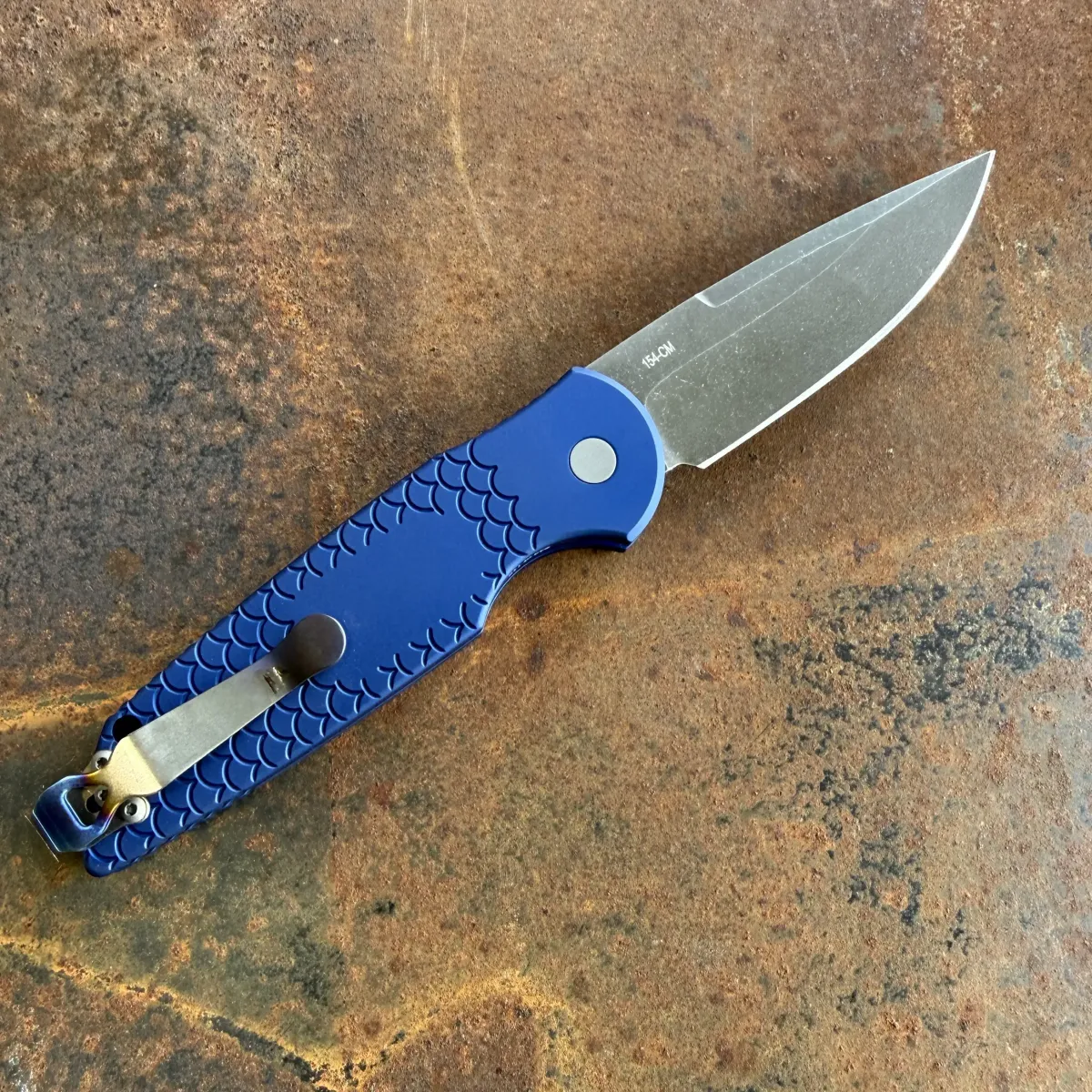 Pro-Tech Blade Show 2026 Exclusive TR-3 Auto Blue 