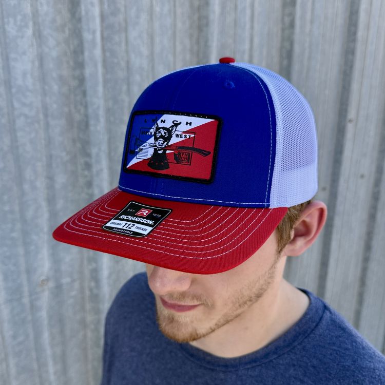 Bolt Dog - Royal/White/Red Richardson 112 Classic Trucker Cap
