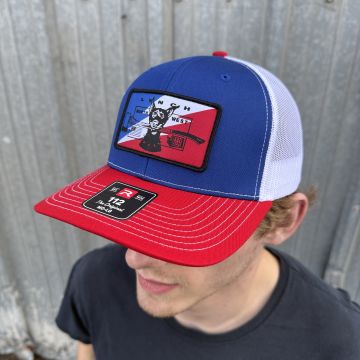 Bolt Dog Patch - Royal/White/Blue Richardson 112 Trucker Cap