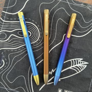 Tactile Turn Clip Action Titanium Pen