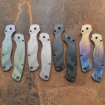 Spyderco PM2 Samurai Titanium Scale Kit
