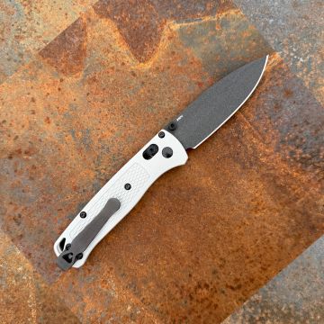 Benchmade Bugout Storm Gray Grivory Scales Black 3.2" CPM S30V Blade Folding Knife