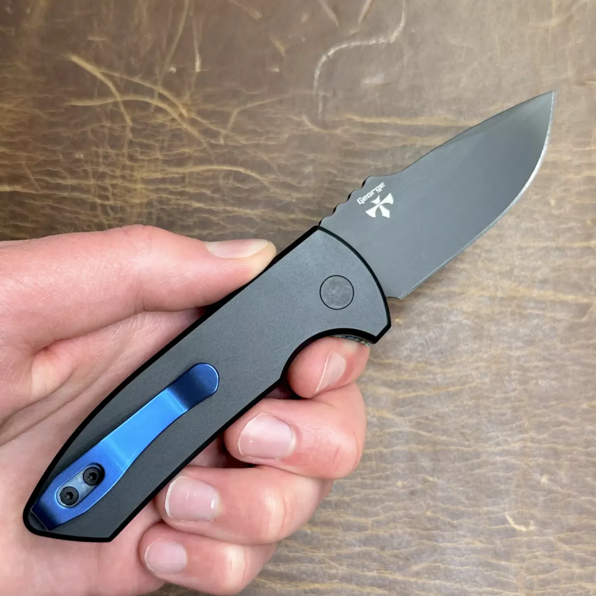 Pro-Tech Les George SBR Auto Starry Night G-Carta Aluminum Black