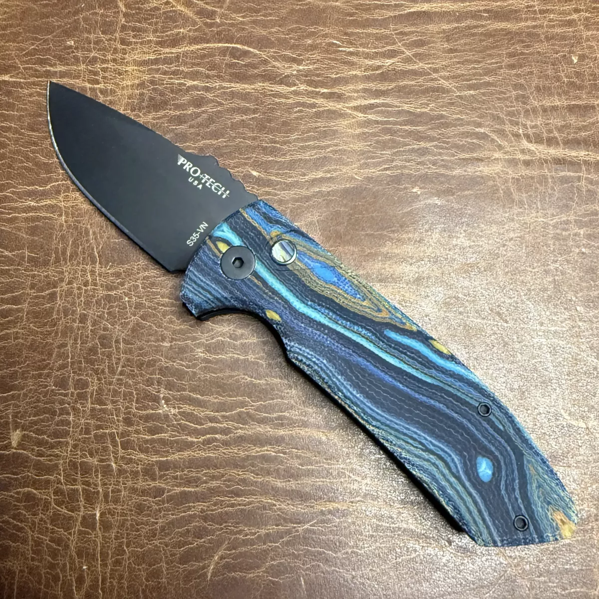 Pro-Tech Les George SBR Auto Starry Night G-Carta Aluminum Black