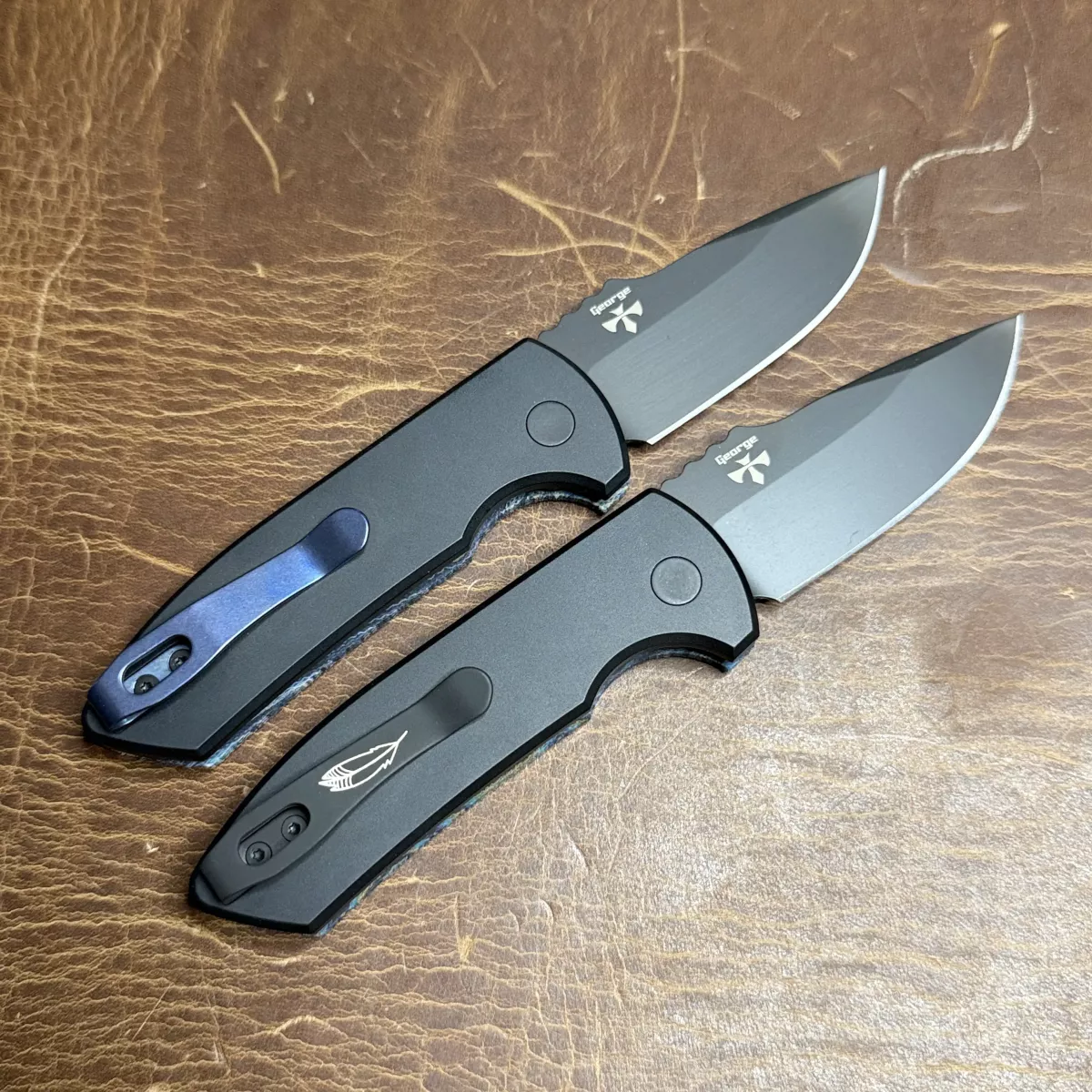 Pro-Tech Les George SBR Auto Starry Night G-Carta Aluminum Black