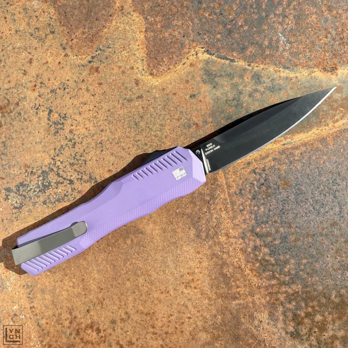 Kershaw Livewire MagnaCut OTF Automatic Knife - Purple Aluminum
