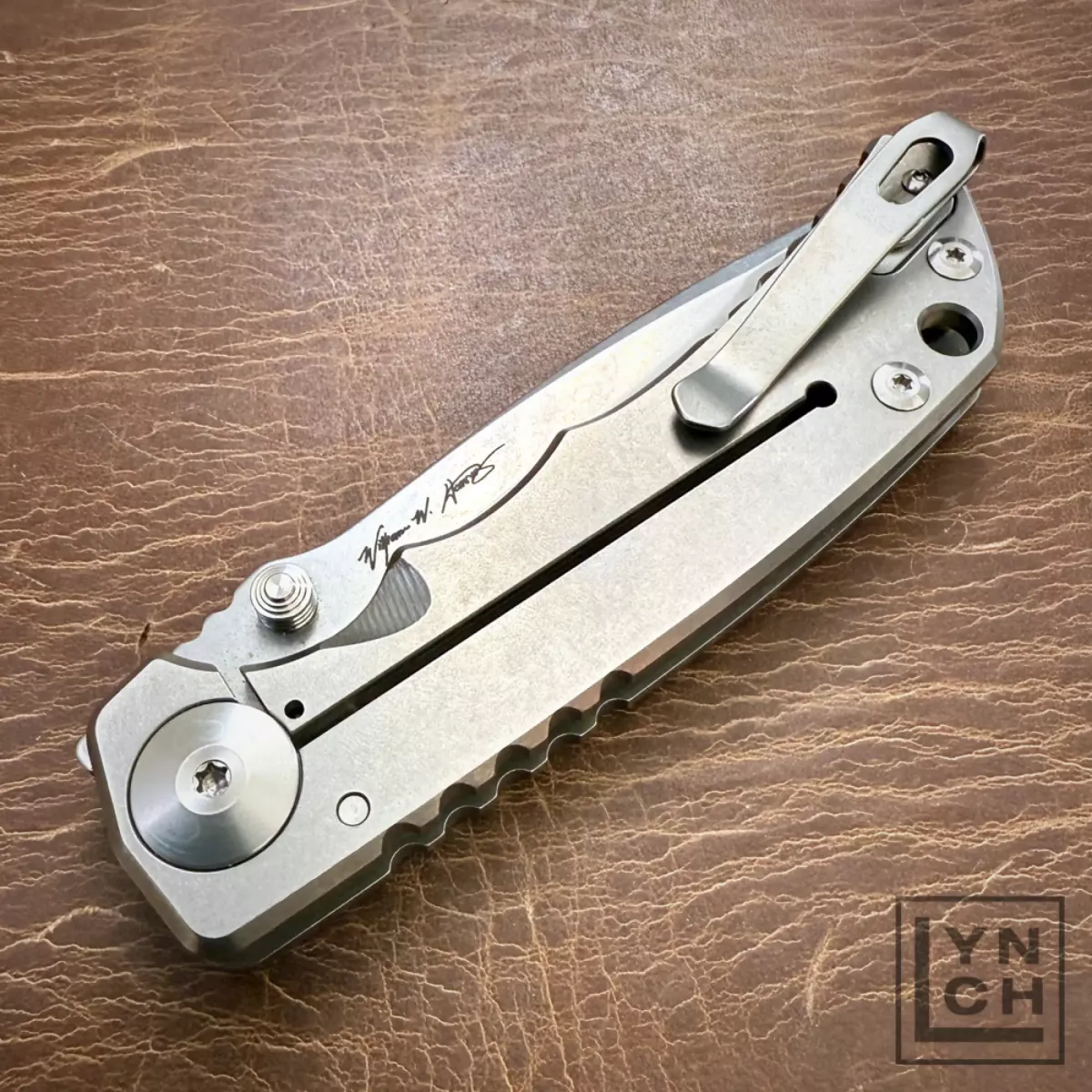 Spartan Harsey Standard Titanium Deep Carry Pocket Clip | USA Made